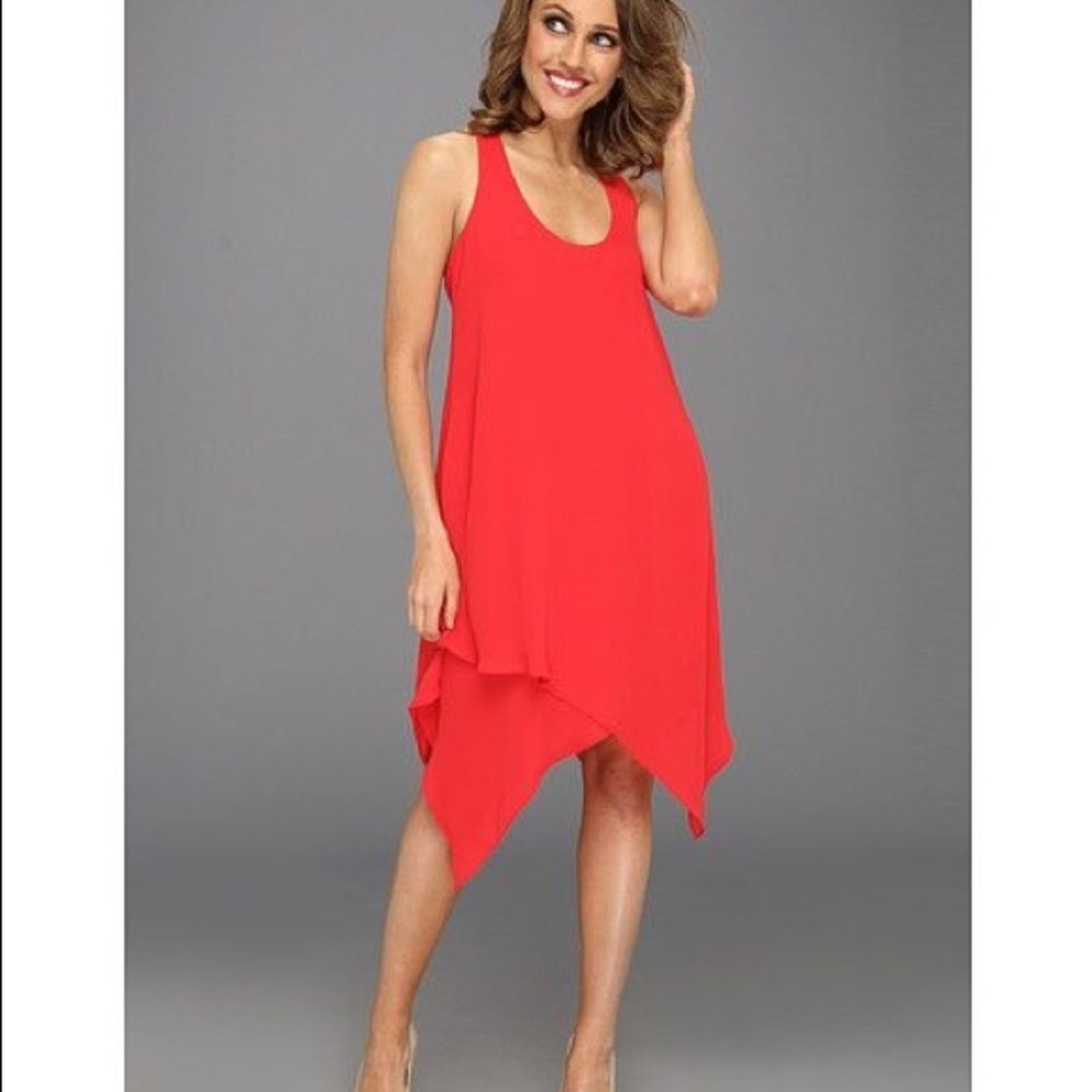 Max & Cleo Clarissa Asymmettric Cutout Back Dress